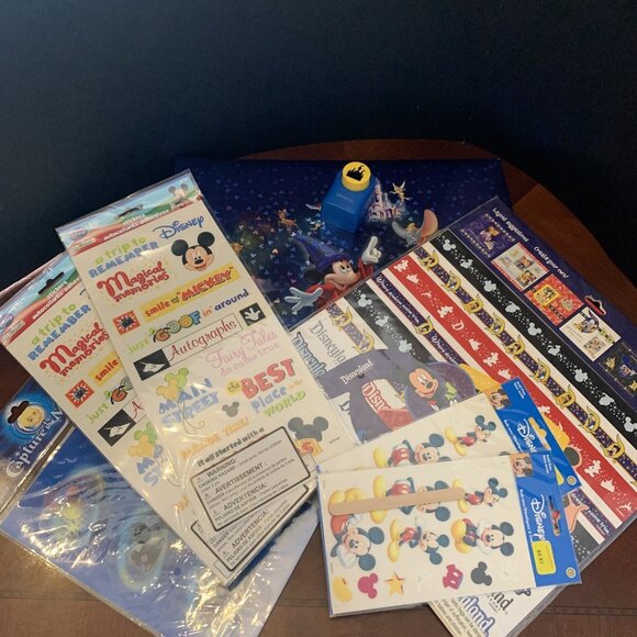Disney Scrapbooking Bundle - Stickers, Album & “Where Dreams Come True” Kit - Picture 2 of 16